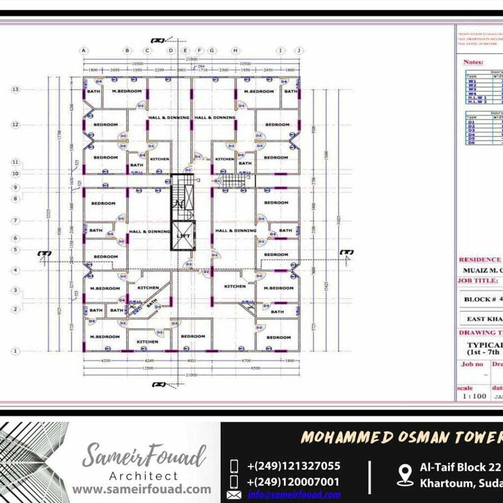 MO Tower Typical Floor Plan